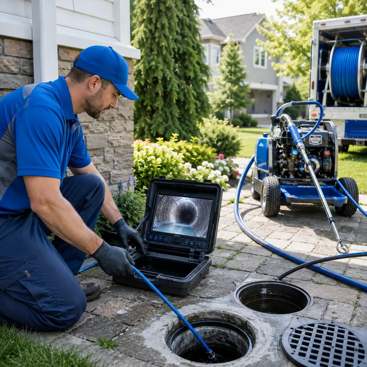 Outdoor drain cleaning professionals serving Coffeeville, MS